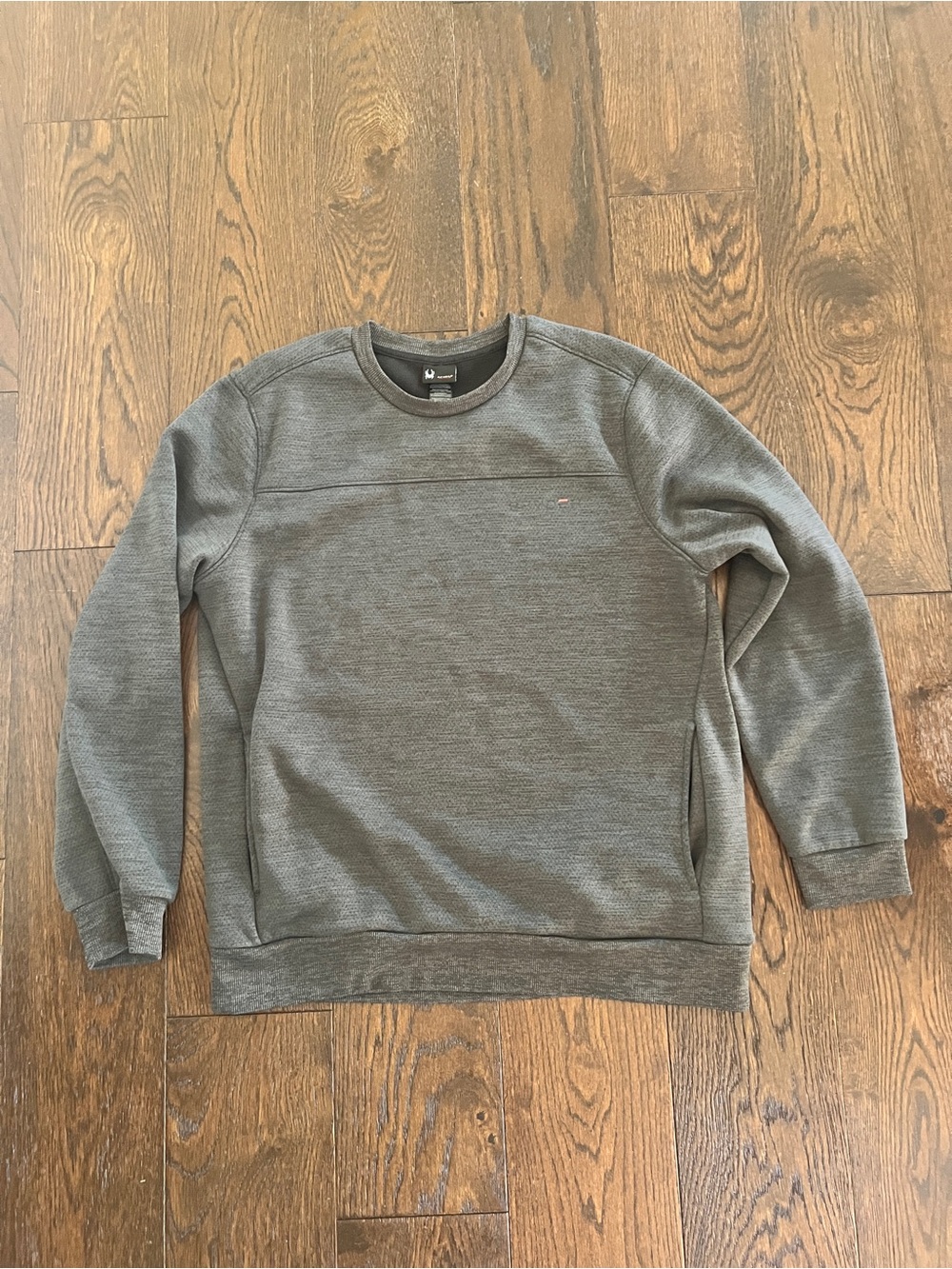 Spyder Men's Heather Gray Crewneck Sweatshirt